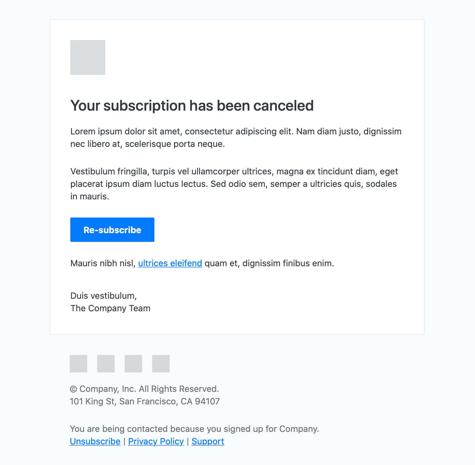 Subscription Cancellation Email Template Email Kit By Vouchful